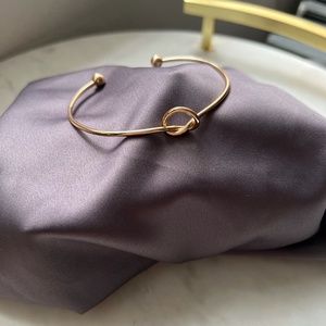 Gold Knot Cuff Bracelet